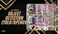 build custom object detection models using yolo and opencv