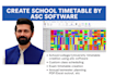 create timetable of school college university using asc