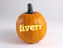 put your logo on a pumpkin for halloween