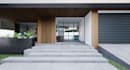 design modern house floor plan and architectural concept