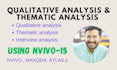 do thematic analysis and qualitative analysis using nvivo