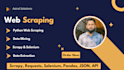 do web scraping, data scraping from any website with python