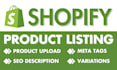 do shopify product listing, shopify product upload, shopify expert, data entry