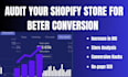 do a complete shopify store audit for better sales and SEO