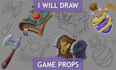 draw game props and assets pro
