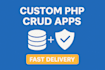 develop a crud web application using PHP and mysql