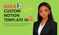 do custom notion template, notion expert, notion VA, notion dashboard notion