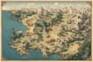 do line art fantasy map illustration