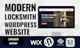 build responsive locksmith website locksmith landing page home security website