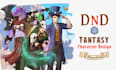 draw dnd character art, fantasy, illustration for concept art