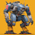 do custom illustration hero robot gundan