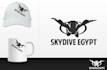 do execlusive high quality flying, skydiving logo design