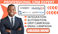 setup hubspot crm automation netsuite suitedash integration copper crm workflow