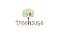 make traditional logo for tree house event sitters
