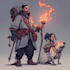 do dnd character art, illustration, commission art