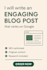 be your go to blog writer