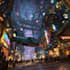 do a cyberpunk futuristic city art