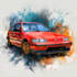 make amazing vector car portrait form your car