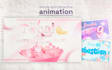 create colorful animated party visuals for TV
