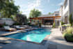 do modern landscape rendering, backyard, pool patio, garden