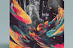design and animate abstract album cover art