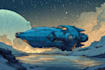 design a sci fi character and sci fi art