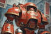 draw warhammer 40k figures with old school