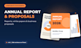 do annual report design, business proposal