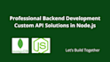 design and build node js rest API