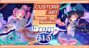draw stylized fanart or splash art illustration
