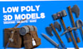 create a low poly 3d model