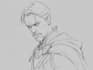 superhero sketch portrait and illustrations