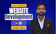 be full stack web developer full stack developer for custom website development