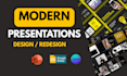 redesign presentations in powerpoint, google slides and canva