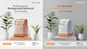 do background removal and cropping of product images