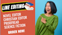 line edit and proofread christian self help book manuscript editing service