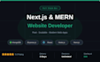 develop next js and mern stack website