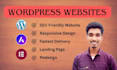 design,redesign and create responsive wordpress website using elementor
