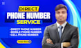 provide b2b leads with direct number, cell phone number