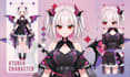 draw and rig live2d vtuber model live2d vtuber commission anime vtuber model
