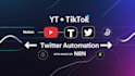 automate youtube, tiktok, and twitter content workflows using n8n or make
