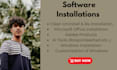 install any software remotely
