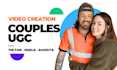 create a couples ugc video