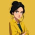 create simple cartoon portrait