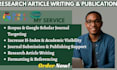 write and publish research article on high indexed google scholar scopus journal