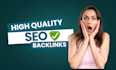 create high quality SEO backlinks