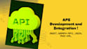 develop and integrate rest, graph API, json, and XML apis