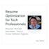 optimize your resume and linkedin to get noticed