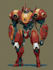 create cartoon mecha robot design
