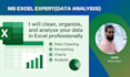 format, clean, and analyze data in excel like a pro